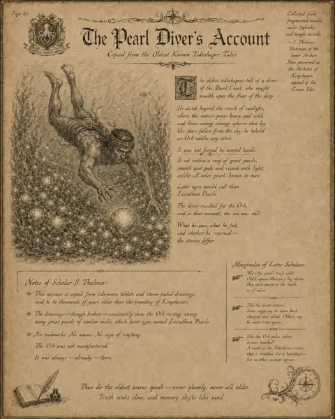 Folio 49: The Pearl Diver’s Account